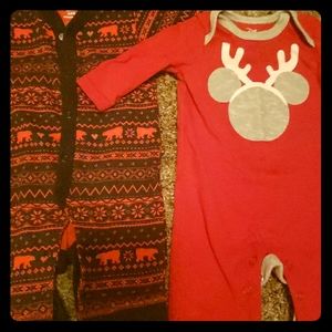 Neutral onsies Christmasy NB 0-3